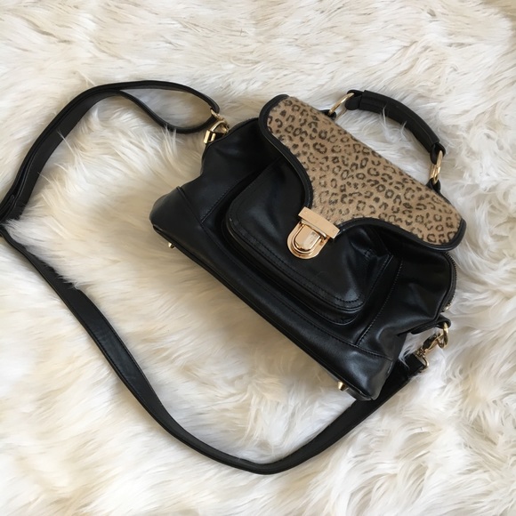 Adrienne Landau Handbags - Adrienne Landau Cheetah Convertible Satchel